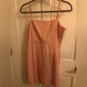 By The Way. Light Pink Linen Dress by Revolve